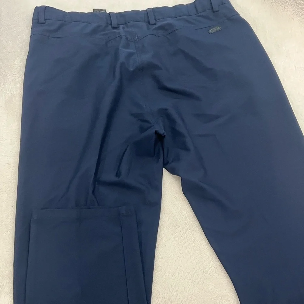 Men's Greg Norman 5 Pocket Navy Blue Performance Golf Pants 36x29